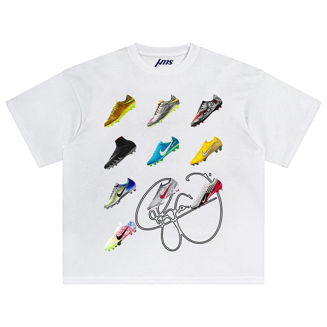 Neymar Signature Cleats Tee Futbol Mercado Studio