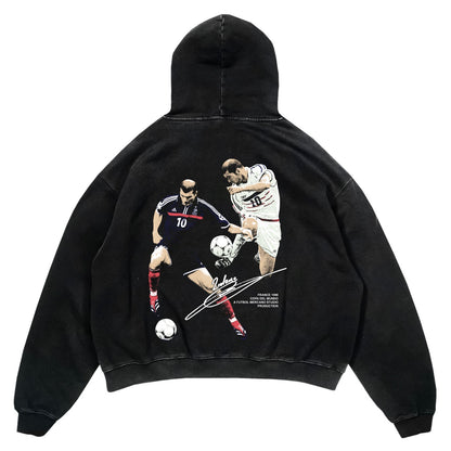 Zinedine Zidane Copa Del Muno Hoodie